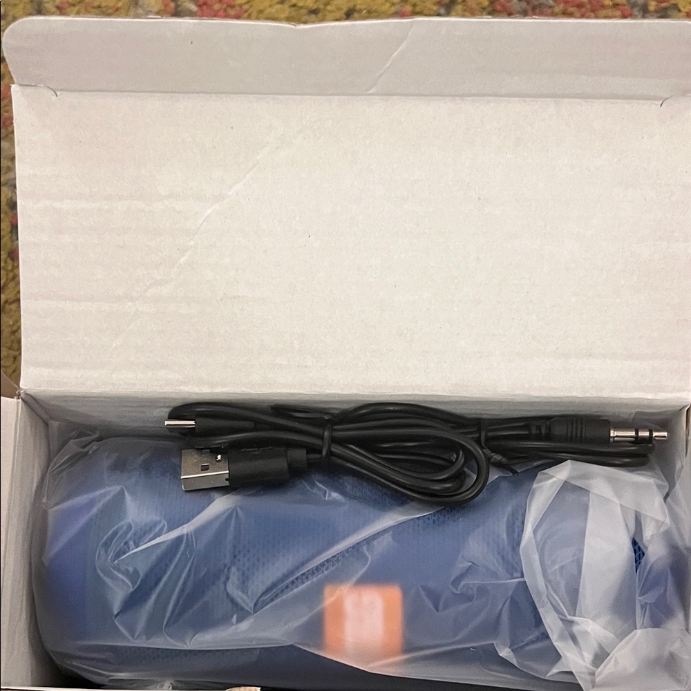 Portable Blue Speaker